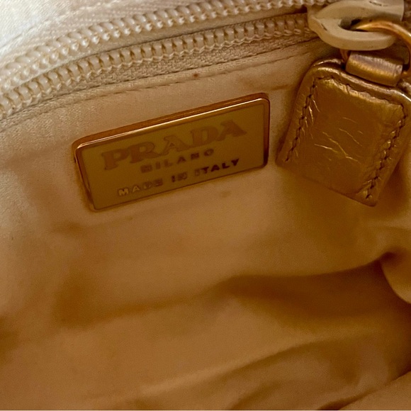 Prada Metallic Gold Clutch - Picture 3 of 8